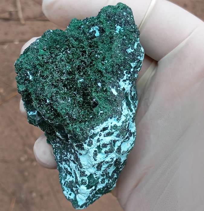 Malachite chrysocolla - Mashamba West mine DRC Congo