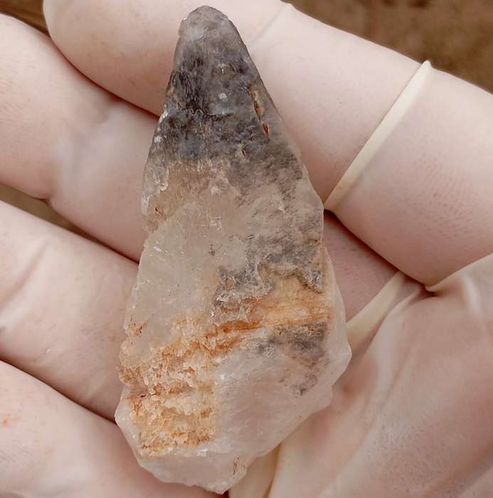 Hematite calcite - Mashamba West mine DRC Congo