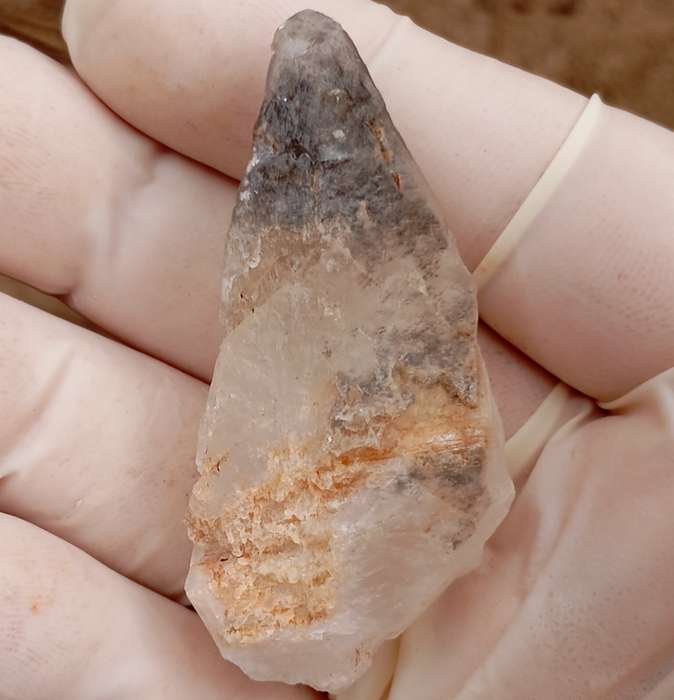 Hematite calcite - Mashamba West mine DRC Congo