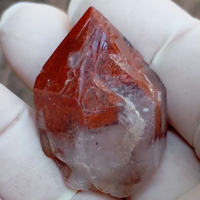 Hematite in quartz - Orange River N Cape South Africa