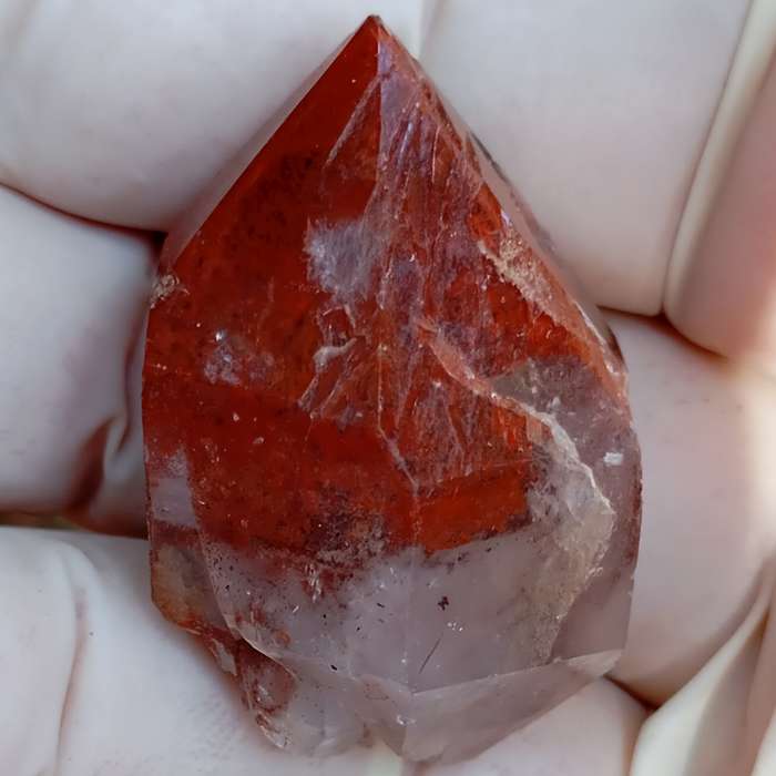 Hematite in quartz - Orange River N Cape South Africa