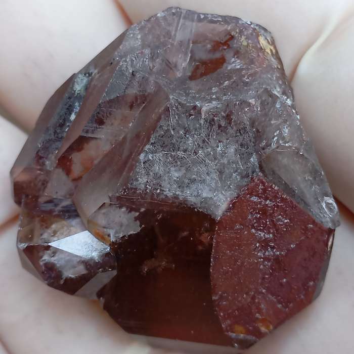 Floater hematite quartz - Orange River N Cape South Africa