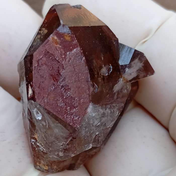 Floater hematite quartz - Orange River N Cape South Africa