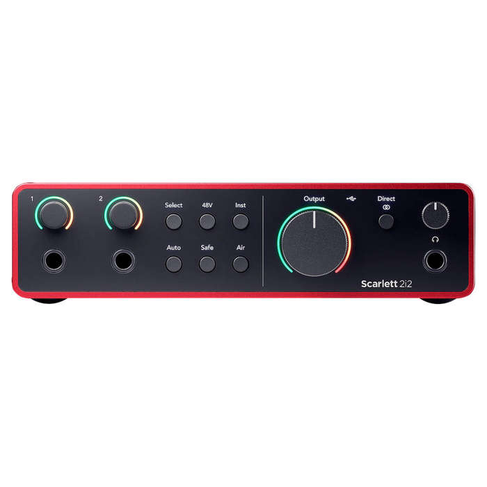 Focusrite Scarlett 2i2 4th Gen USB Audio Interface