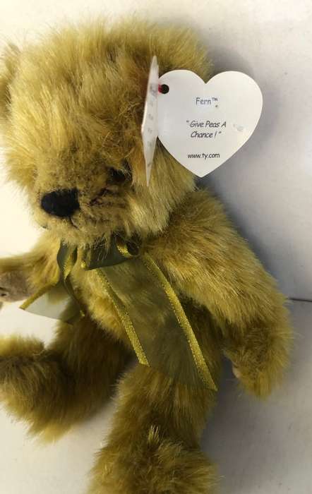 "TY" Collectors Handmade Soft Toy Bear