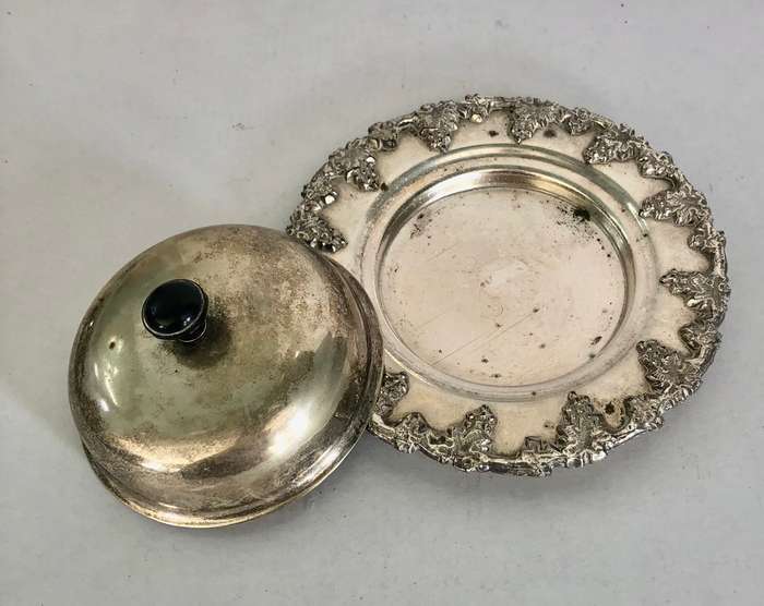 Silver Plated Butter Dish