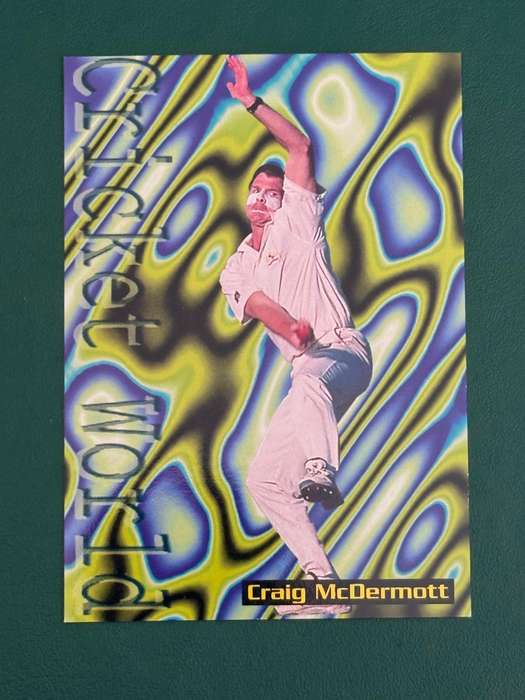 Cricket Card - Craig McDermott 1996 Sportsdeck Cricket Card