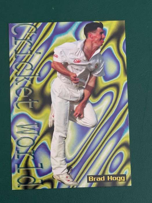 Cricket Card - Brad Hogg 1996 Sportsdeck Cricket Card