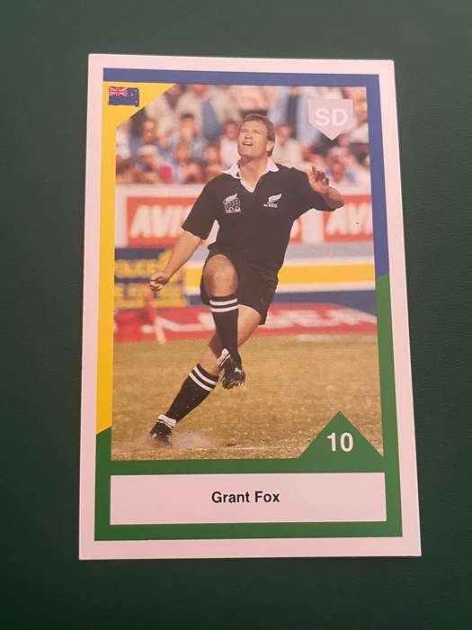 Rugby Card - Grant Fox 1992 Sports Deck Rugby Card