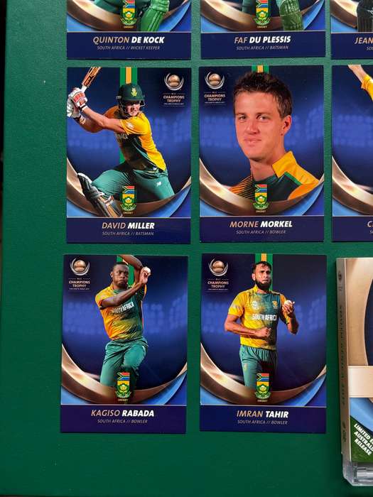 Cricket Cards - Rare (11) 2017 Tap and Play ICC Cricket Cards