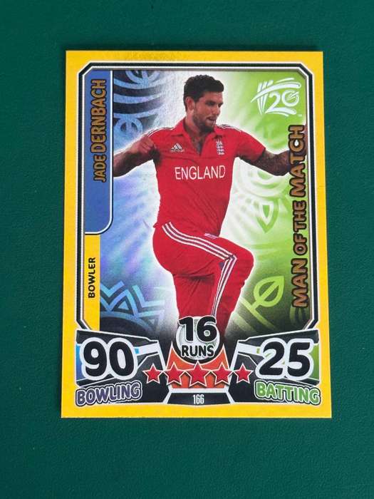 Cricket Card - Jade Durnbach (Nr166) 2014 Cricket Attax foil card