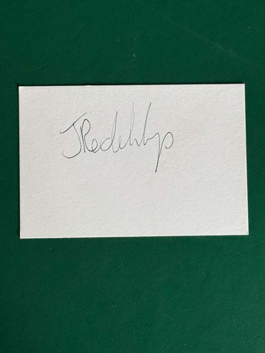Rugby Autograph - Julian Redelinghuys (Springbok Nr866)
