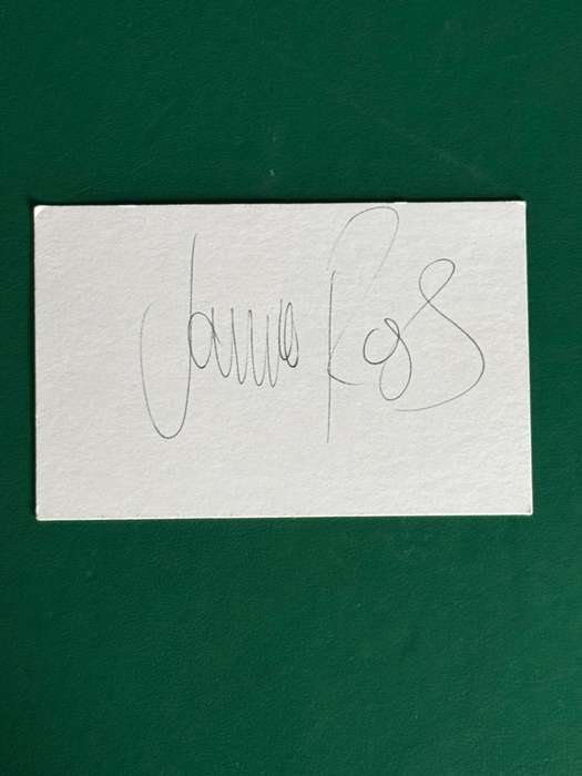 Rugby Autograph - Jono Ross (Bulls/Saracens/St Francais/Sale Sharks)