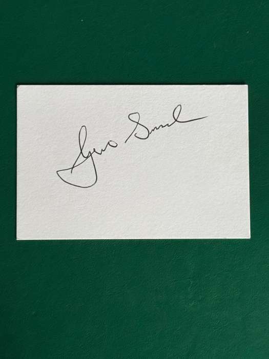 Rugby Autograph - Gert Smal (Springbok Nr546)