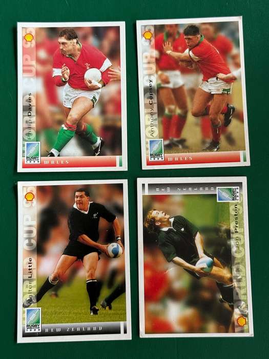 Rugby Cards - 4 * 1995 Rugby World Cup Rugby Cards