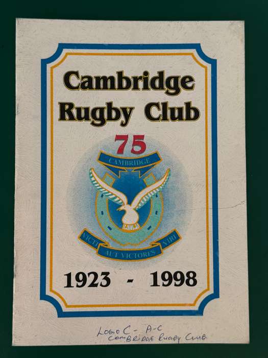 Rugby Programme - Cambridge XV vs Border Invitation XV (Cambridge Rugby Club 75 Years - 1998)