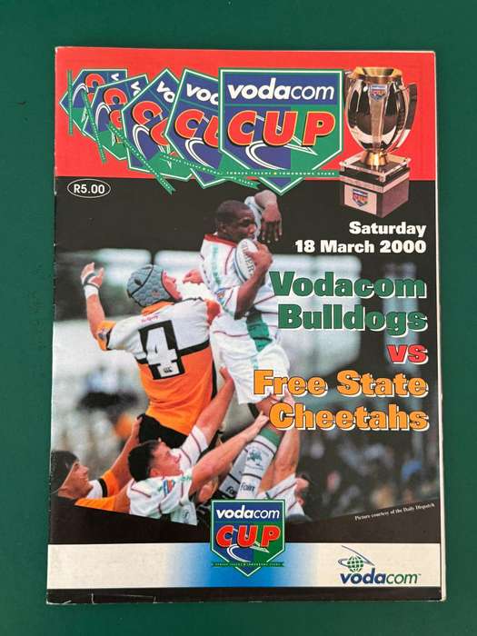 Rugby Programme - Border Bulldogs vs Free State Cheetahs 18/03/2000