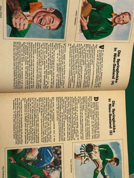 Rugby - Springbok Sage Plakboek 2 issued by Radio an TV Dagboek (11-17 June 1979)