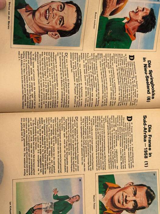 Rugby - Springbok Sage Plakboek 2 issued by Radio an TV Dagboek (11-17 June 1979)