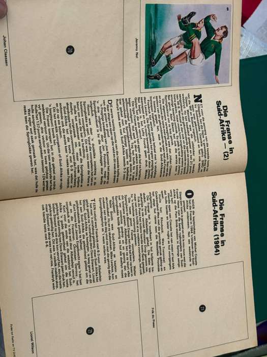 Rugby - Springbok Sage Plakboek 2 issued by Radio an TV Dagboek (11-17 June 1979)