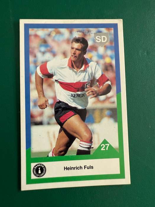 Rugby Card - Heinrich Fuls 1992 Sports Deck Rugby Card