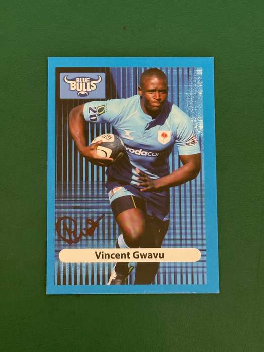 Rugby Card - *SIGNED* Vincent Gwavu 2009 Big Ball Rugby Card Rugby Card