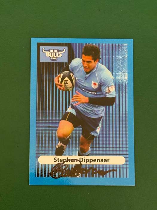 Rugby Card - *SIGNED* Stephan Dippenaar 2009 Big Ball Rugby Card Rugby Card