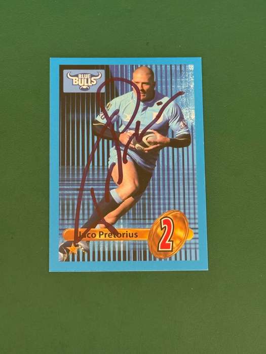 Rugby Card - *SIGNED* Jaco Pretorius 2009 Big Ball Rugby Card Rugby Card