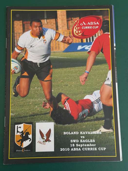 Rugby Programme - Boland vs South Western Districts 18/09/2010 (Currie Cup)
