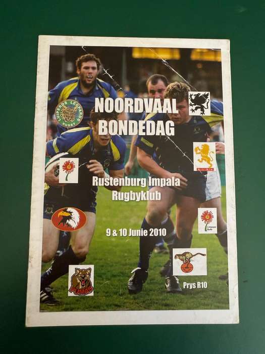 Rugby Programme - Noorvaal Bondedag (Craven Week Warm Up Matches) 9/10 June 2010