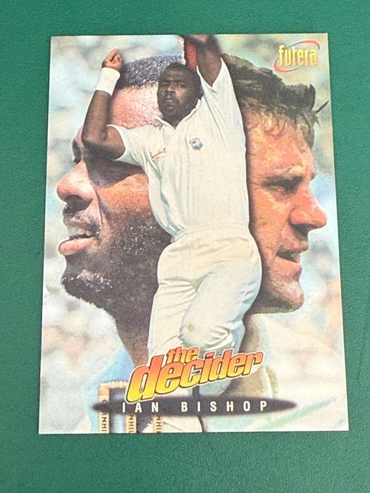 Cricket Card - Ian Bishop (Nr14) 1996 Futera Cricket Card