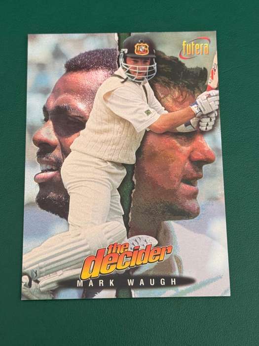 Cricket Card - Mark Waugh (Nr5) 1996 Futera Cricket Card