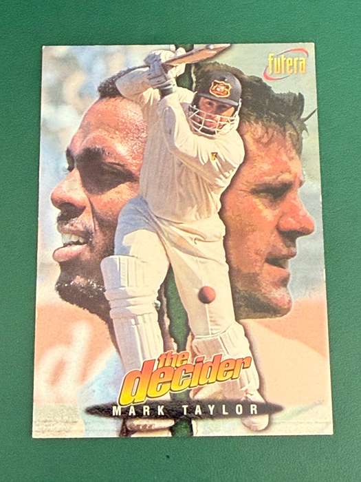 Cricket Card - Mark Taylor (Nr1) 1996 Futera Cricket Card