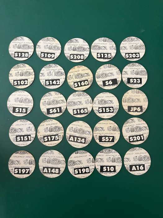 Rugby - 25 * 1995 Arlenco Rugby World Cup Tazos/Slammas