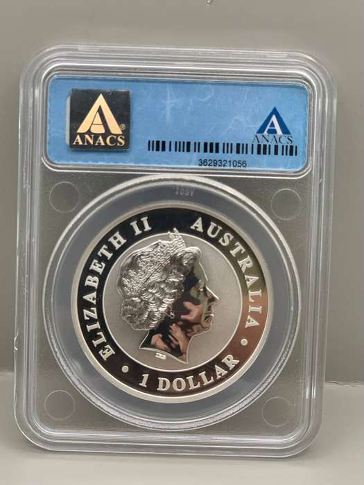 (   RARE ,PERFECT MINTSTATE GRADE MS70 COIN )  2010   1oz AUSTRALIAN KOOKABURRA