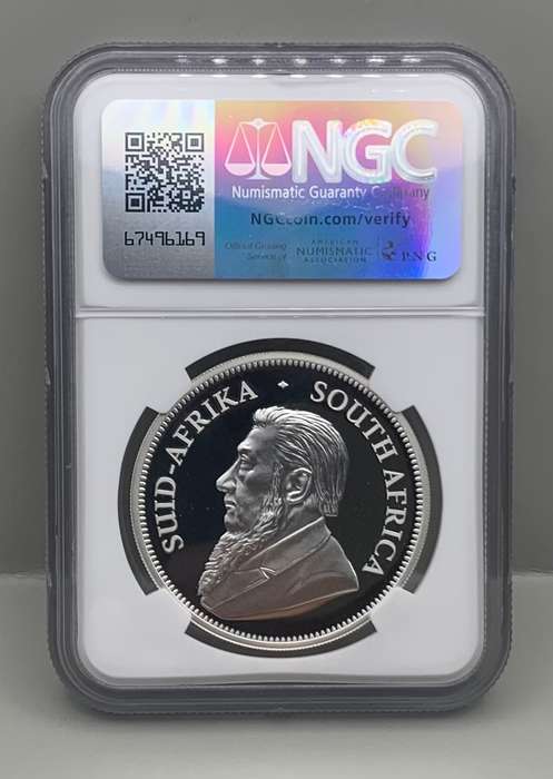(   PERFECT GRADE NGC  )    2022    KRUGERRAND  COMBINATION  WITH BIG 5  LION  PRIVY