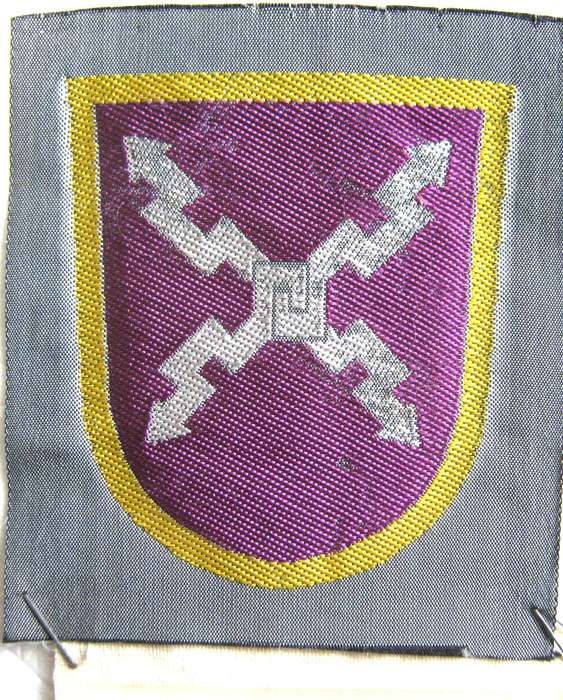 WW2 FINLAND ORIGINAL MILITARY SIGNAL CORPS CLOTH BADGE IN UNUSED CONDITION