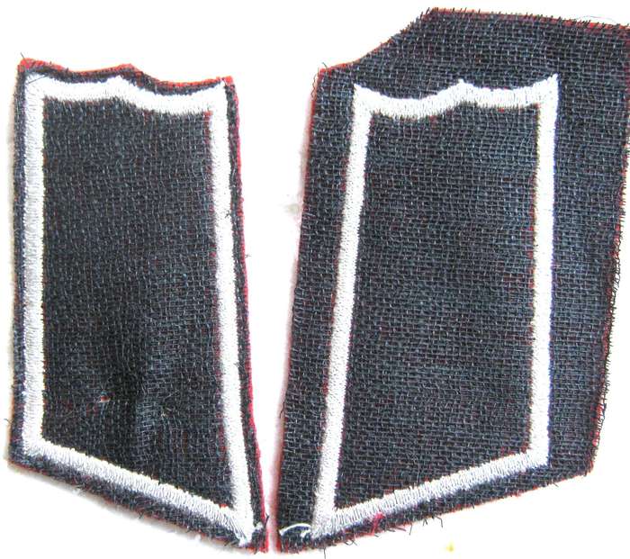 WW2 FINLAND ORIGINAL  PAIR OF ANTI- AIRCRAFT, PRIVATE  COLLAR PATCHES IN UNUSED CONDITION