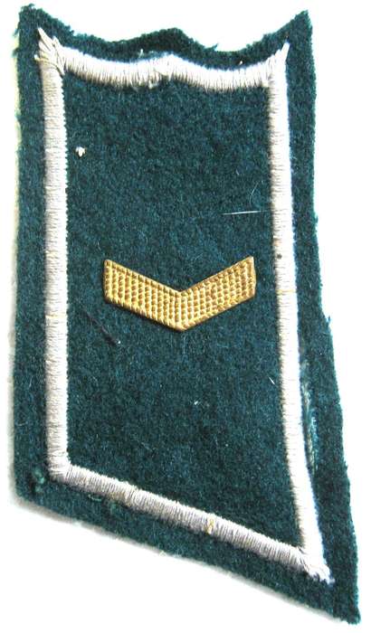WW2 FINLAND ORIGINAL INFANTRY LANCE CORPORAL COLLAR PATCHE IN UNUSED CONDITION