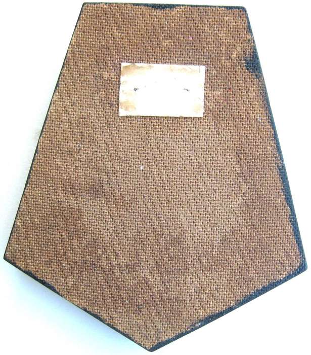 OLD S.A. NAVY SAS RAND PLASTER BADGE ON WOODEN BACKING IN VERY GOOD CONDITION