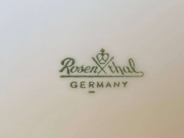 Vase Rosenthal studio line Germany, white, hight: 16cm, diameter 14cm, vintage, rare