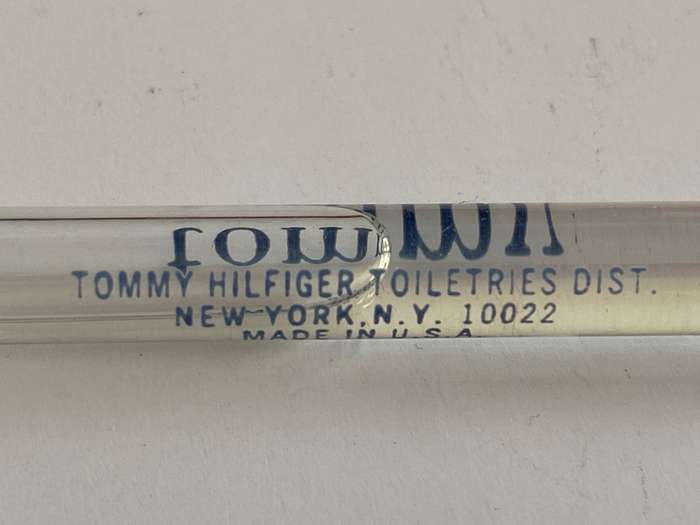 Tommy Hilfiger, Parfum, approx. 3ml, rare, Test Mini Bottle, Vintage, Collectors item,
