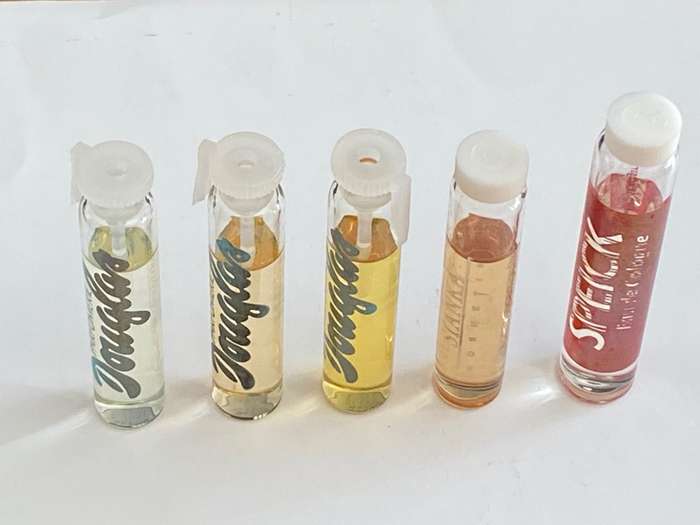 Parfum lot, Test Mini Bottles (5), approx. 2ml bottles