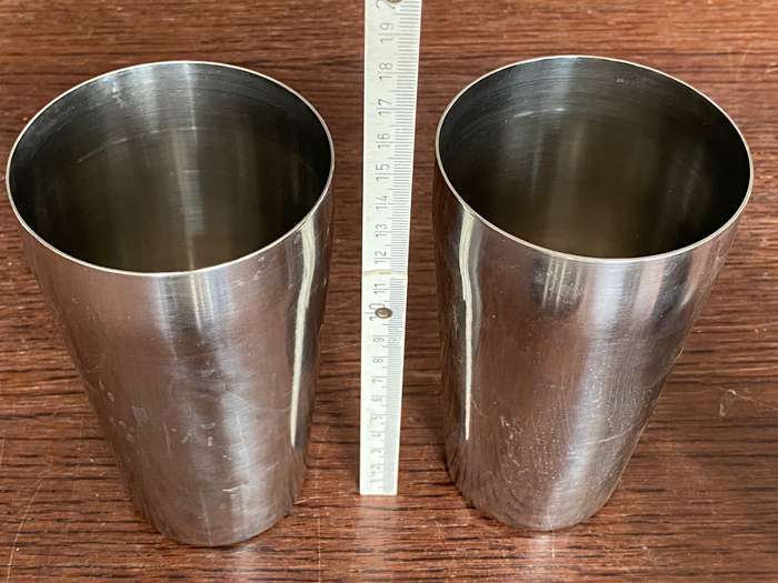 Stainless Steel outdoor mugs / tumbler & ashtray , bar accessories