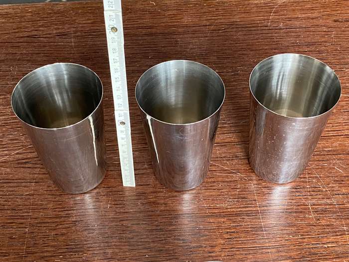 Stainless Steel outdoor mugs / tumbler & ashtray , bar accessories