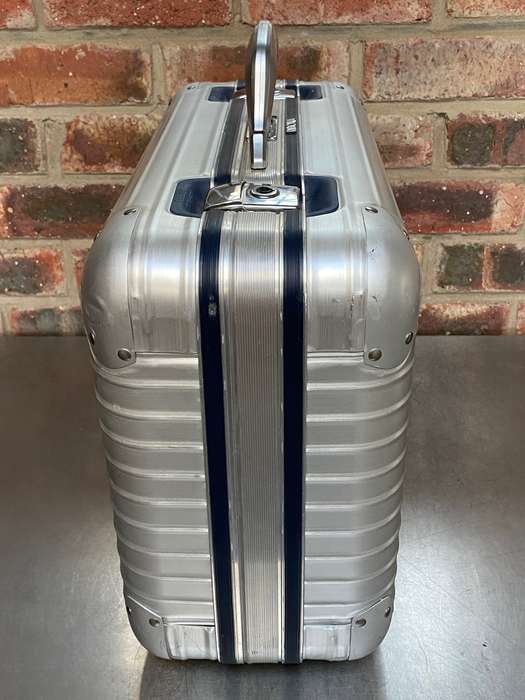 RIMOWA Aluminium Silver Integral Travel Board Case ,W.Germany 37cmx45cmx20cm ,vintage, rare,