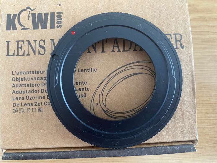 KIWI Foto , Kiwifoto Lens Mount Adapter LMA-M42 for EOS , like new