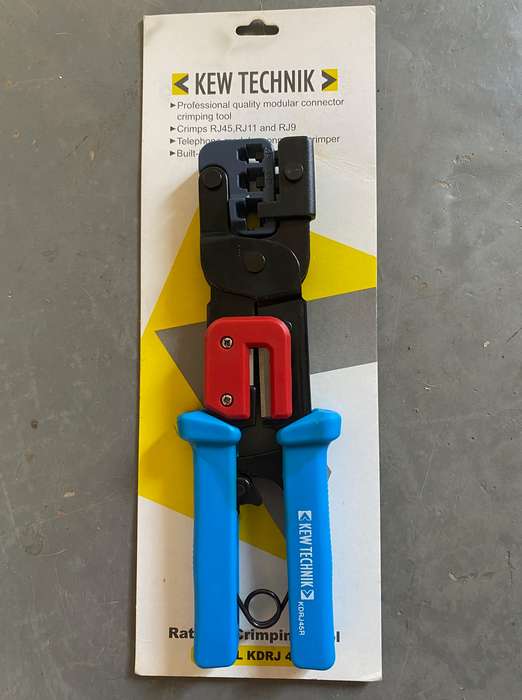 KEW Technik Modular Connector Crimping Tool Model KDRJ 45R,