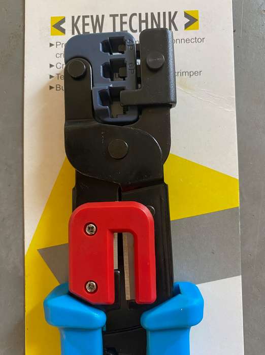KEW Technik Modular Connector Crimping Tool Model KDRJ 45R,