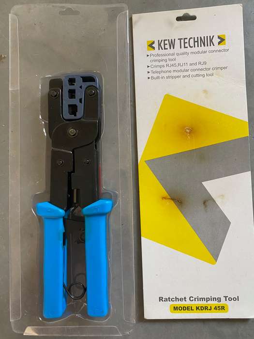 KEW Technik Modular Connector Crimping Tool Model KDRJ 45R,